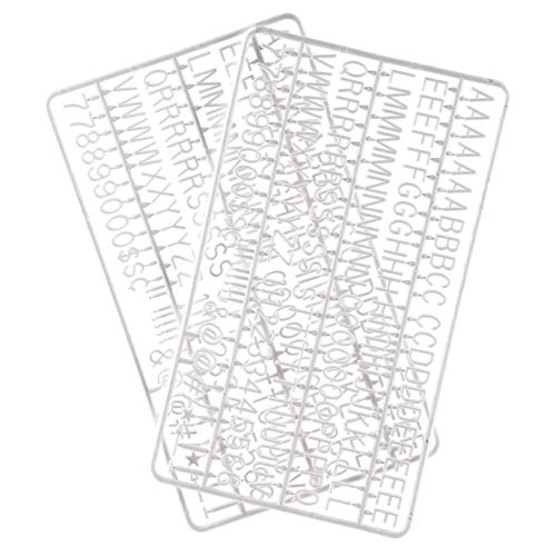Veskaoty White Felt Letter Board Replacement Set, 300 Pcs for Messages & Decor