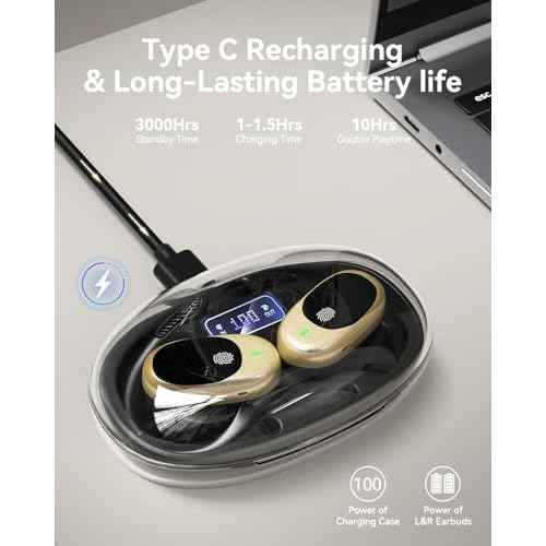 AI Language Translation Earbuds Real Time, Bluetooth 5.3 Audifonos Traductores Ingl?s Espa?ol for 164 Languages & Accents, Translator Device for Travel Business Meeting Learning