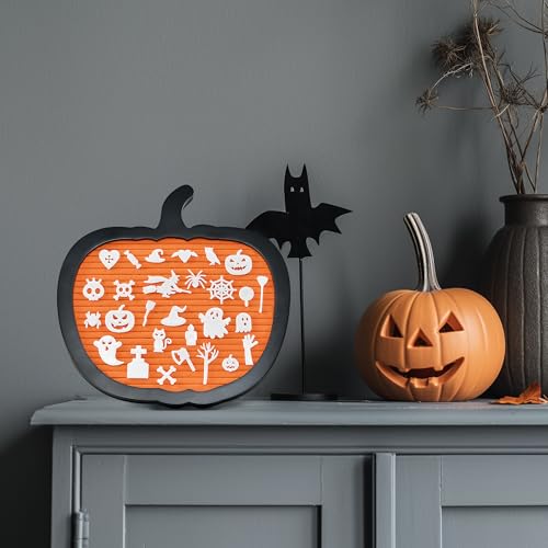 Halloween Coffin Letter Board Icons - 120 Spooky Symbols for Decorations & Crafting