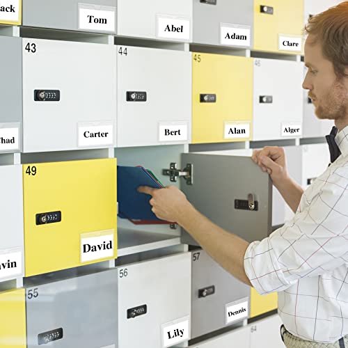 36 Pack 3" x 5" Adhesive Index Card Holders Clear PVC Label