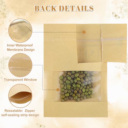 150Pcs Seed Envelopes 2.75 x 3.74 Inches Resealable Storage Packets