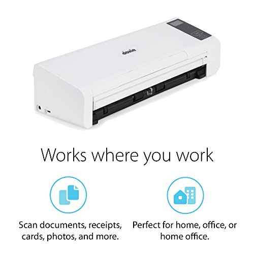 Doxie Pro DX400 - Duplex Document Scanner and Receipt Scanner for Home and Office with Amazing Software for Mac and PC