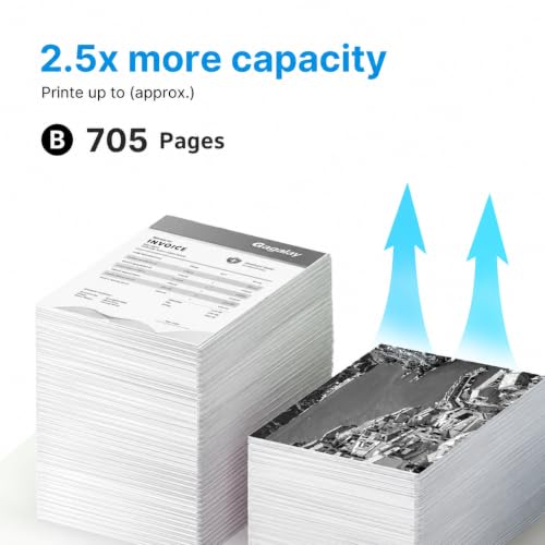 Gagalay 67XL Black Ink Cartridge Compatible with HP Printers