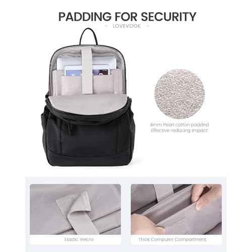 LOVEVOOK Laptop Backpack for Women Men, 17.3 Inch Work Business Computer Backpack, College School Bookbag for Student Teen Girl Boy, Travel Personal Item Bag, Casual Daypack Purse for Back to School