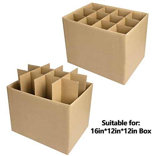 codree 3 Sets Glass Packing Kits- Dividers for Moving Boxes-