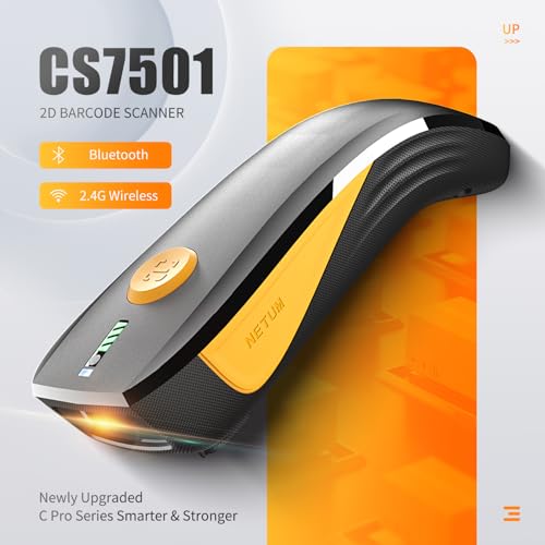 NETUM CS7501 QR Code Scanner Portable Bluetooth 1D/2D Barcode Scanner