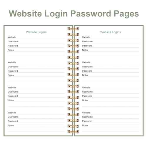 Address Book with Alphabetical Tabs - Telephone & Address Book with Address Contacts, Special Date, Phone, Birthday & Internet Login Password for Home and Office, 4.3" x 6.2", Green