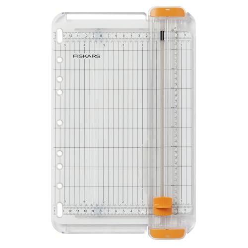 Fiskars 9-Inch Portable Paper Cutter for Crafts and Scrapbooking