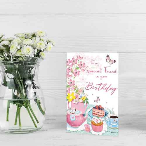 Best Friend Birthday Card for Women, Funny Birthday Cards for Friend Sister Bestie, Cute Bday Gifts for Mom