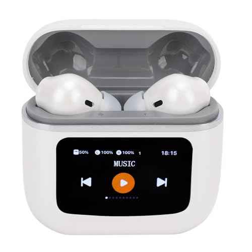 Language Translator Earbuds, Bluetooth 5.3 Instant Translation Device, 3 Modes 137 Languages Online Voice Translator with APP, with Cordless Charging Case, for iOS Android (White)