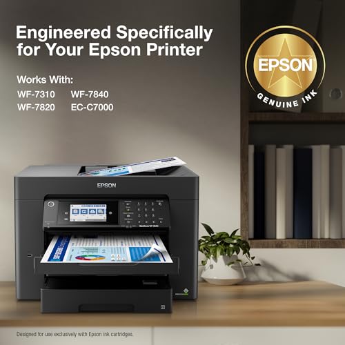 EPSON 812 DURABrite Ultra Ink High Capacity Magenta Cartridge (T812XL320-S) Works with WorkForce Pro WF-7310, WF-7820, WF-7840, WorkForce EC-C7000