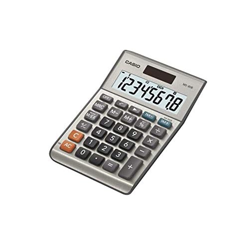 Casio MS-80B Calculator ? Desktop Calculator with Tax & Currency Tools | General Purpose | Large Display | Ideal for Home, Office & Everyday Math
