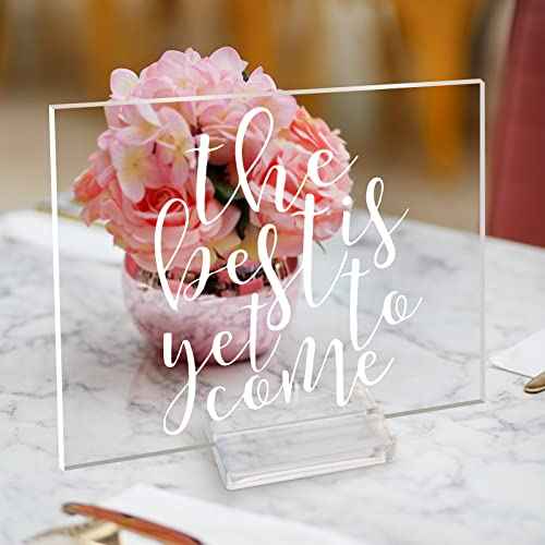 3" Acrylic Sign Holders, 32 PCS Clear Place Card Holders with Card Slot, Table Numbers Display Stands, for Wedding/Menu/Meeting/Table Numbers