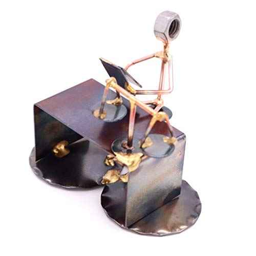 Lawyer - Handmade Metal Figurine - Hand Welded Metal Art - Unique Desk Accessories, Law Office Decor, & Lawyer Gifts - Made in The USA