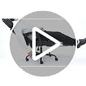 WAILOR 400lbs Executive Office Chair with Foot Rest - Black, Ergonomic Big & Tall PU Leather Chair