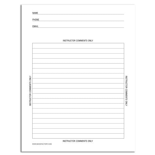 BookFactory Carbonless Chemistry Lab Notebook - 100 Sets of Pages (8.5'' X 11'') (Duplicator) - Scientific Grid Pages, Durable Translucent Cover, Wire-O Binding (Made in USA)