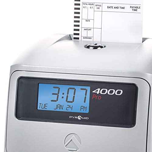 Pyramid Time Systems, 44100-10MB, 1,000 Count Genuine and Authentic Time Cards for 4000, 4000Pro, 4000ProK and 5000 Series Time Clocks from Pyramid, Time Cards