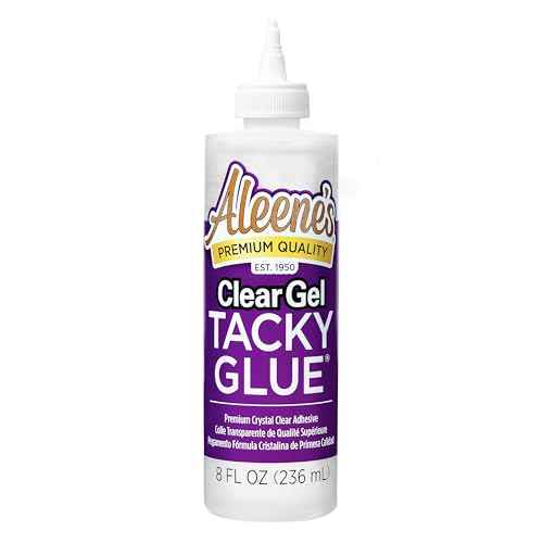 Aleene's Clear Gel Tacky Glue for Crafts, Nontoxic, Applies and Dries Clear, 8 fl oz