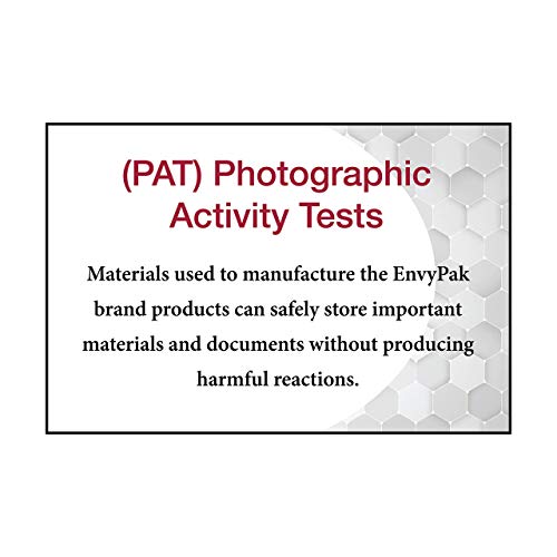 EnvyPak 100 Clear Booklet Envelopes with Peel & Seal Closure 5.5 x 8.5 Inches