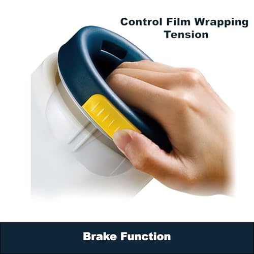 MDJ by Excell Stretch Wrap Film Dispenser with a Brake, Hand Saver