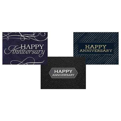 Work Anniversary Cards with Envelopes for Employees (25 Variety Assortment Pack ? 3 Designs) Bulk Appreciation Greeting Card Set for Business - 5x7 Inch ? Office, Work, Coworkers & Team (VP1701)