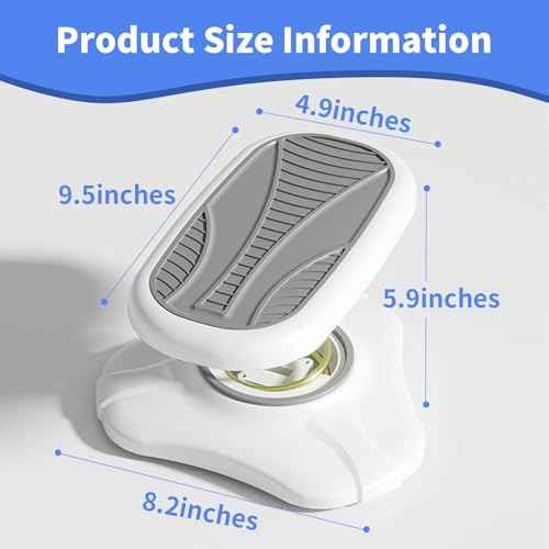 Foot Rest for Under Desk at Work £¬Ergonomic Foot Stool Under Office Desk - Rocking for Fidgeters£¬Effectively Relaxes The Leg Muscles£¬2 Pieces Grey