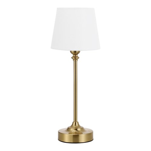 Cordless Table Lamp Rechargeable Gold - 1 Pack Brass 4000mAH Battery Operated Lamp for Decor, 3000K Stepless Dimming Touch Control Wireless Lamp for Bedroom, Dining Table, Counter, Living Room
