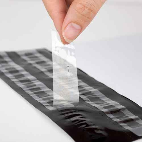 HouseLabels - 25 count - 12x15.5 inch (Size #5) Strong, Tearproof White Returnable Poly Mailers with Suffocation Warning and a Second Adhesive Strip which Creates a New Closure for Return Shipping