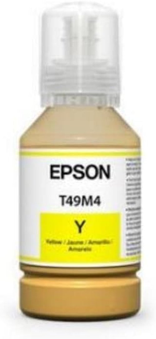 Epson T49M UltraChrome Dye Sublimation Ink - Yellow, 140ml for Vibrant Prints