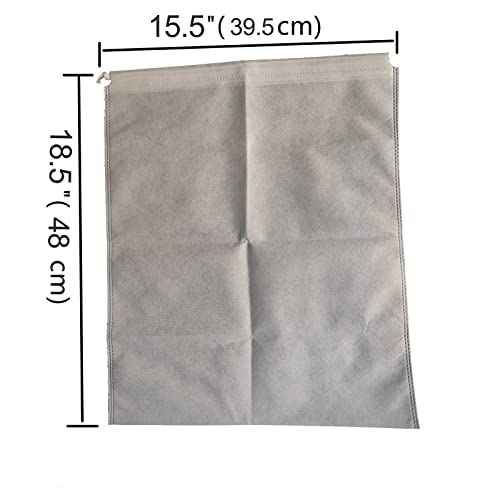 Microscope Dust Cover 15.5" x 18.5" (39.5cm x 48cm), White Fabric