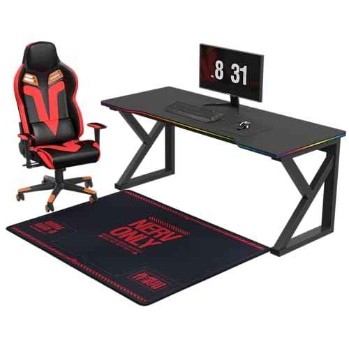 Non-Slip Floor Chair Mat for Neon Genesis Evangelion NERV Technical Development Department 35"¡¿47" Inspired Design