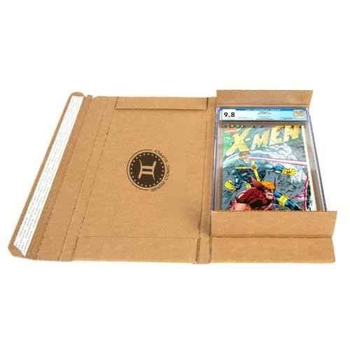 Gemini Graded Comic Book Mailers | Pack of 10 | Ships one CGC (or similar) Graded Comic Book Slab | Corner and Edge Protection | Self-Seal Closure | Single Slab Shipper Gemini Mailers