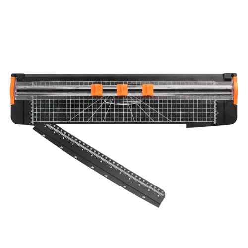 ZEQUAN Paper Cutter 18 inch, 18" Cut Length Large Paper Trimmer Slider for Craft Scrapbooking Cardstock, 3pcs Blade