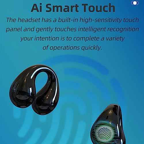 Yunseity Language Translator Earbuds, X9 Two Way Translation Headphones in Real Time, Clip Online Translation Device in 144 Languages & 3 Translation Modes, with Display (Black)