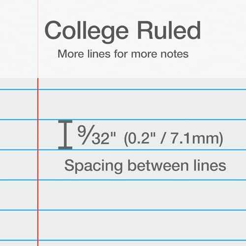 Oxford 5 Subject Spiral Notebook, Notebooks for School, Plastic Covers, Back to School Supplies, College Ruled, 200 Sheets, 1 Pack, Bright Blue (1009294)