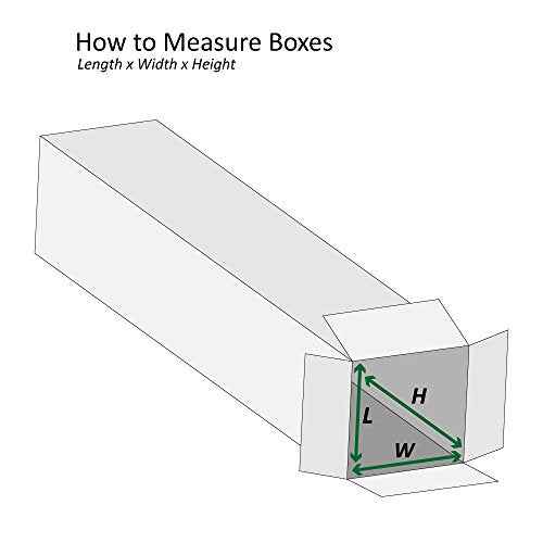 BOXES FAST 4x4x28 Tall Corrugated Boxes, Tall, 4L x 4W x 28H, Pack of 25 | Shipping, Packaging, Moving, Storage Box for Home or Business, Strong Wholesale Bulk Boxes