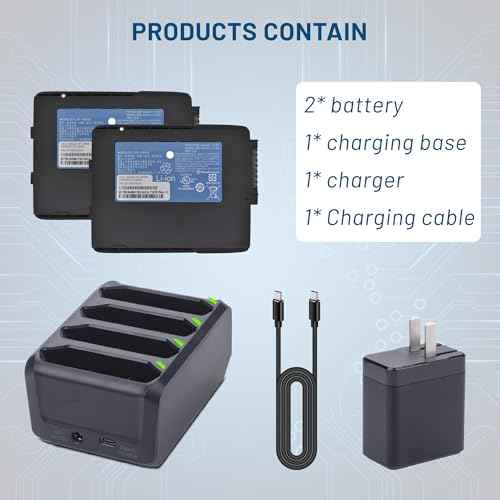 BT-000318 2 Pack Replacement Batteries for Zebra for Symbol TC70 TC70X TC700H TC700K TC72 TC75 TC75X TC75EK TC75AH TC75GK TC77 TC77HL TC20XL BT-000318-01 BTRY-TC70X-46MA1-01 Barcode Scanner Battery