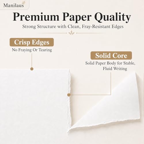 White Cardstock 8.5 x 11 / 8 1/2" x 11" Heavy 80 lb, 30 Sheets - Manilaus