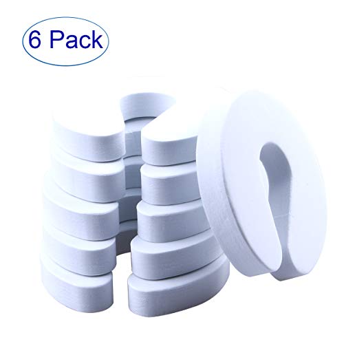 FINENIC Finger Pinch Guard 6 Pack – Soft EVA Foam Door Stop Prevents Finger Pinching