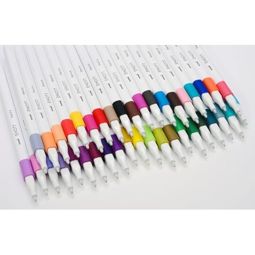 Emott Fineliner Pen Set #1, 40-Colors, Assorted