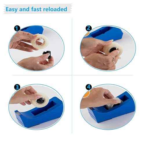 12 Rolls Transparent Tape Refills Rolls Each Rol 1 inch Corel 3/4 x 980 Inches,for School,Office, Home.