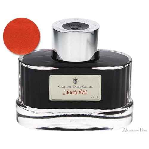 Graf von Faber-Castell Faber-Castell Ink Bottle India Red 75ml 141019
