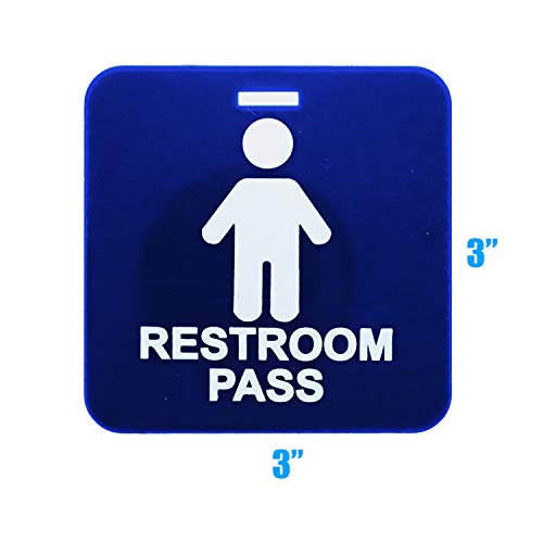 GIFTEXPRESS Hall Pass Lanyards and School Passes Set of 6