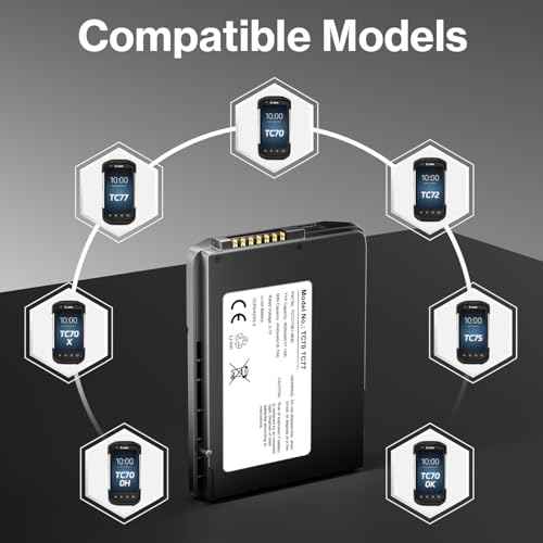 Replacement Battery for Zebra for Symbol TC77 TC70 TC75 TC72 TC70X TC75EK TC75AH TC75GK TC700H TC700K TC77HL TC75x TC720L TC75FK Handheld Barcode Scanner BTRY-TC7X-46MPP-01 / BT-000318