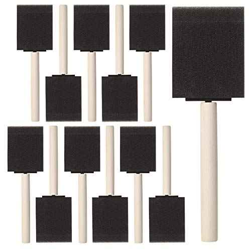 Bates- Foam Paint Brushes, 2 Inch, 16 Pack, Sponge Brushes, Sponge Paint Brush, Foam Brushes for Painting, Foam Brushes for Staining, Paint Sponges, Foam Brushes for Mod Podge Brushes
