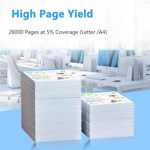 7525 Toner Cartridge use for Xerox WorkCentre 7525 7830 7835 7845 7855 7835 7556 7535 7530 7545 Printer Replacement for Xerox WorkCentre 006R01513 Toner Printer (1-Pack Black )