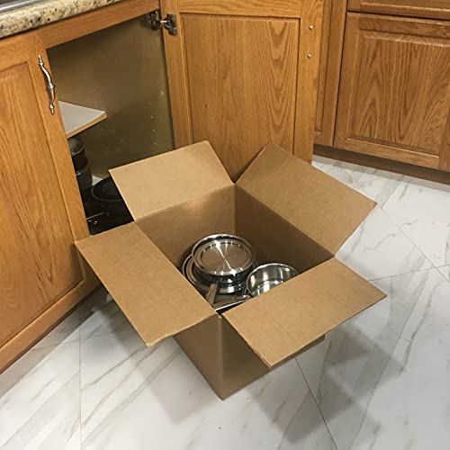 Medium Moving Boxes 18x14x12 Inches Pack of 15 - Durable Packing Storage