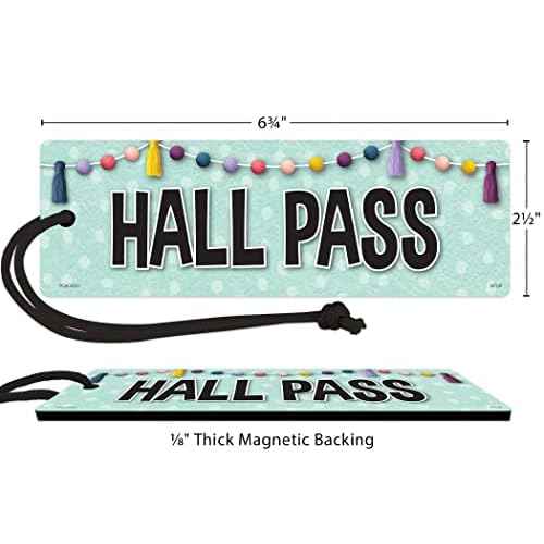 Teacher Created Resources Oh Happy Day Magnetic Hall Pass (TCR77518)