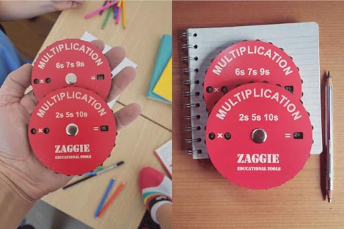 Multiplication Learning Spinner Wheel for Kids 12x12 Math Practice Educational Toy