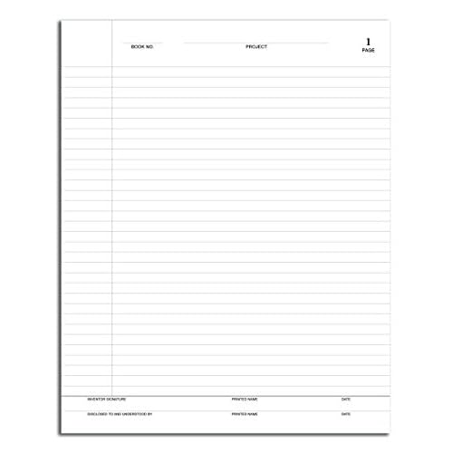 BookFactory Lab Notebook Laboratory Notebook - Professional Grade - 168 Pages, 8'' x 10'' (Ruled Format) Cover is Black and Burgundy Imitation Leather, Section Sewn Hardbound (Made in USA)